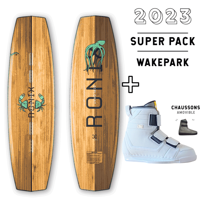 10% Pack Ronix wakeboard Diplomat + chausses Mojito 6X + 1 produit offert ou remisé