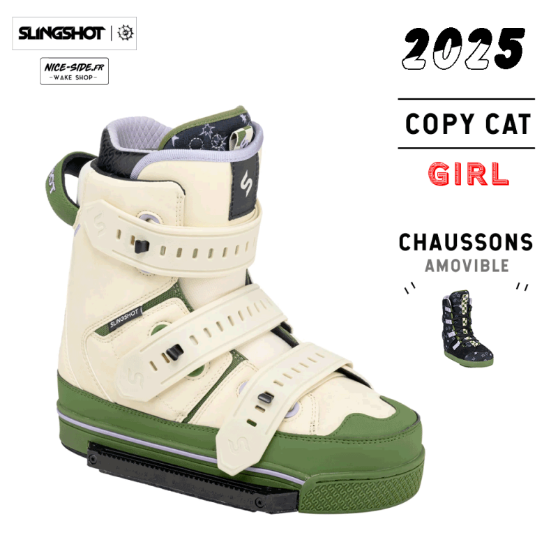 Slingshot chausses wakeboard 2025 copy cat girl