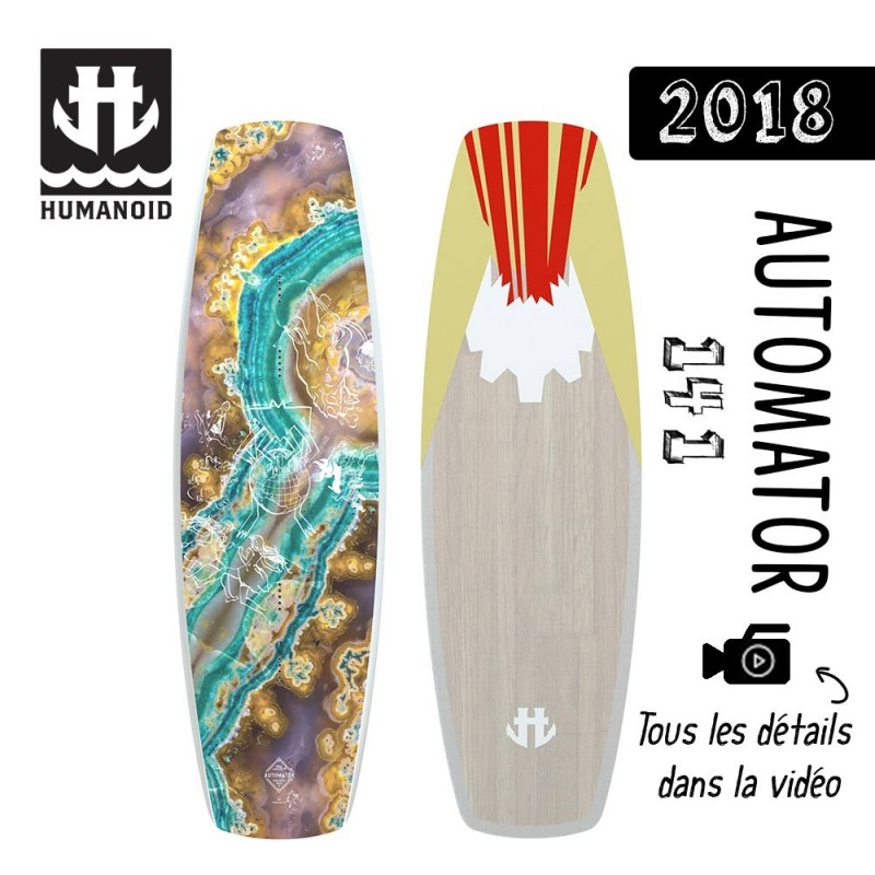 planche de wakeboard Humanoid 2018 Automator 141 cm bon plan